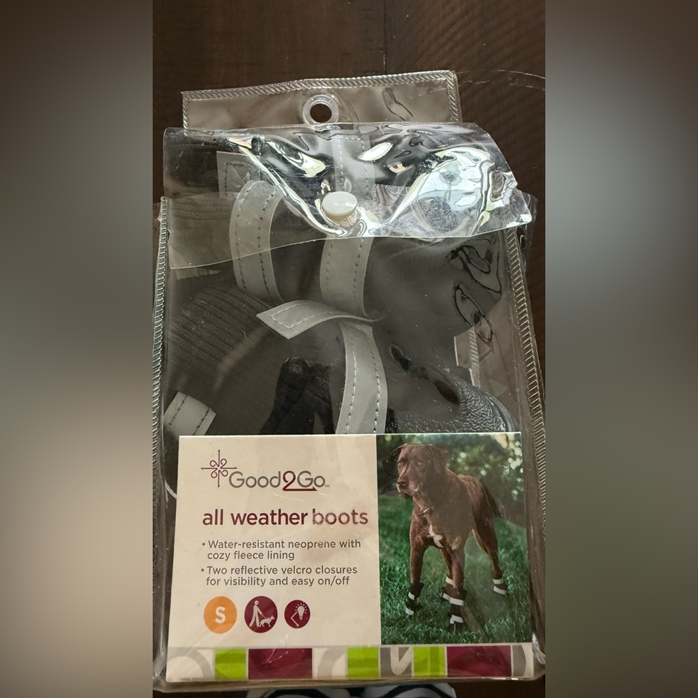 Good2Go All Weather Dog Boots - Black and Gray